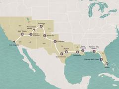 The Big Easy (Miami to Los Angeles or reverse)