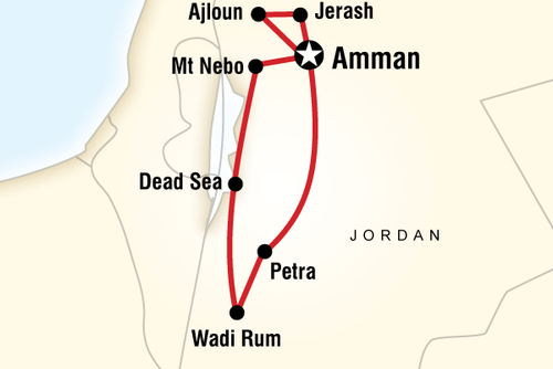 4 day itinerary jordan