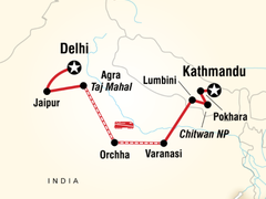 Delhi to Kathmandu Adventure