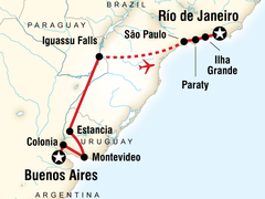 In Search of Iguassu - Buenos Aires to Rio