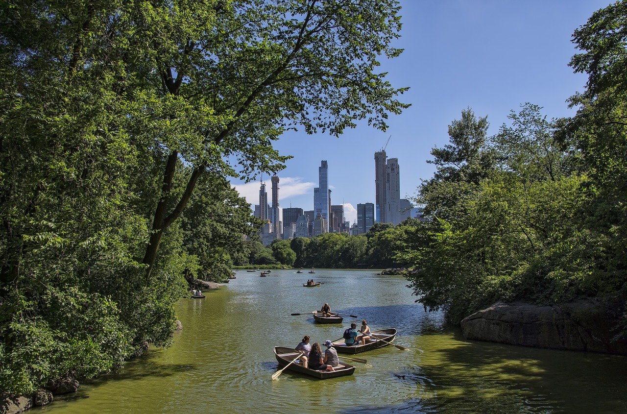 Boats Central Park New York