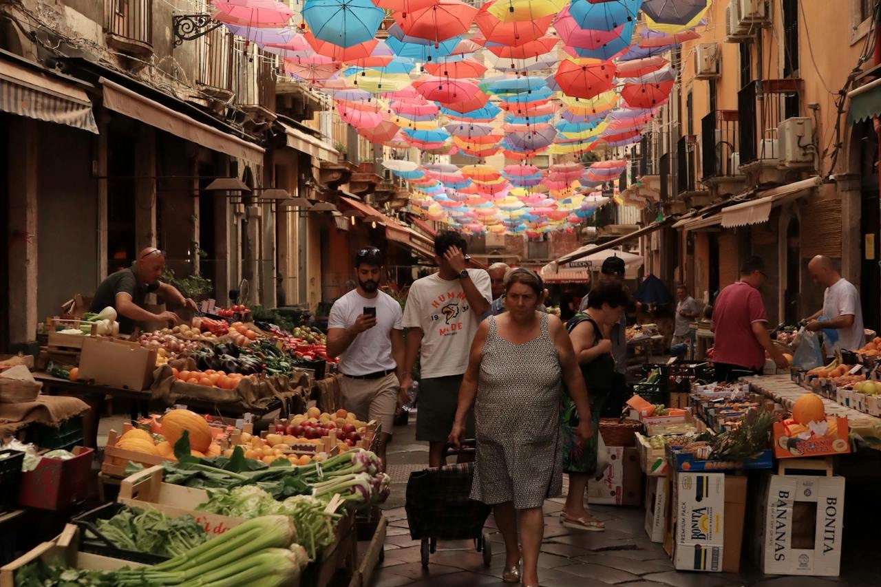 Sicily Catania market