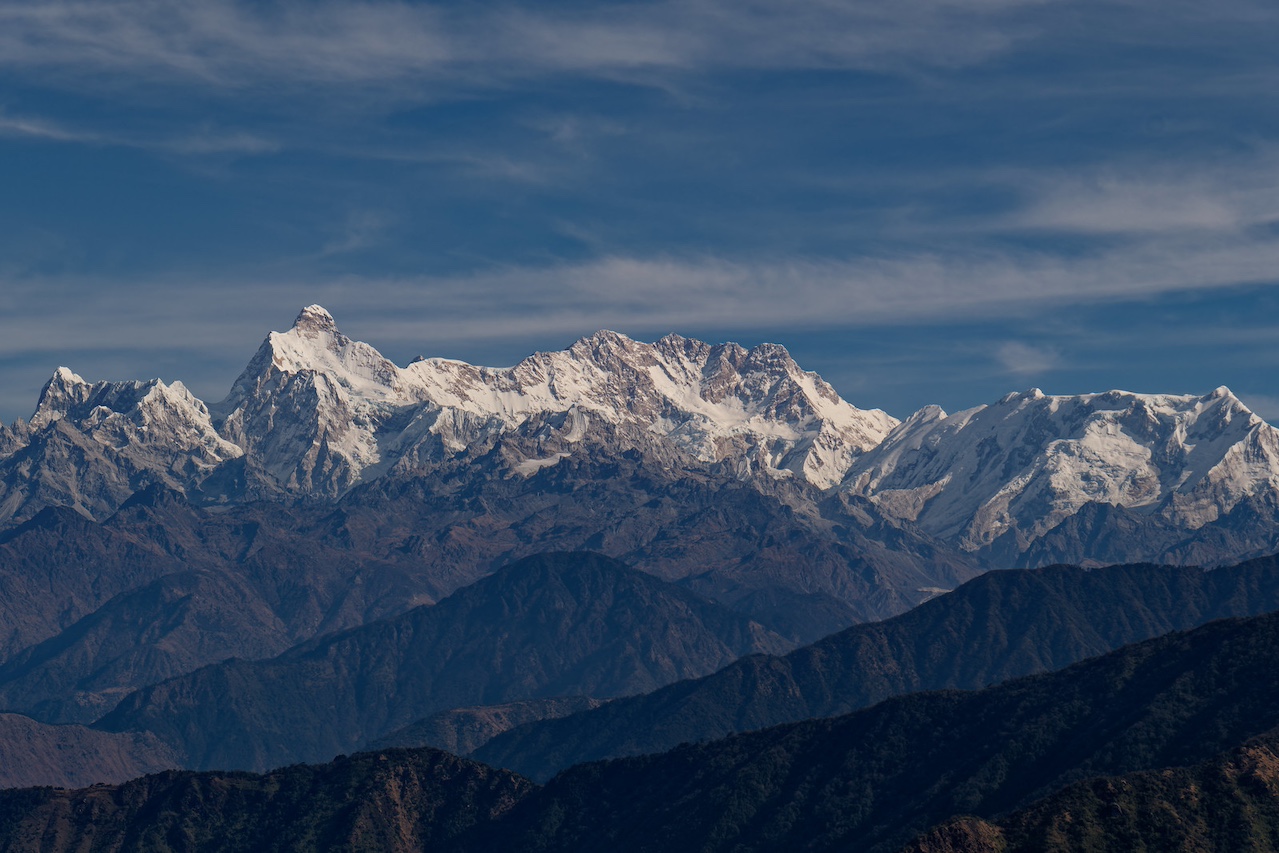 Kanchenjunga and Janu Himal